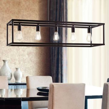 Quoizel NEW HARBOR QZ-NEW-HARBOR-ISLE Suspension lumineuse 5x60W/E27