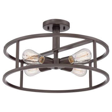 Quoizel NEW HARBOR QZ-NEW-HARBOR-SF Lampe de plafond 4x60W/E27