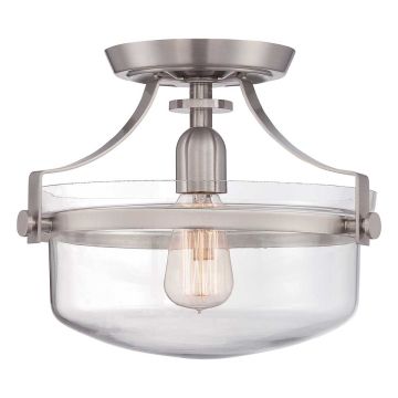 Quoizel PENN STATION QZ-PENN-STATION-F-BN Lampe de plafond 1x60W/E27