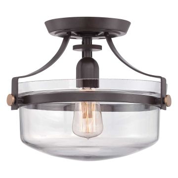 Quoizel PENN STATION QZ-PENN-STATION-F-WT Lampe de plafond 1x60W/E27