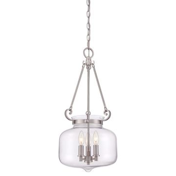 Quoizel STEWART QZ-STEWART-BN Suspension lumineuse 3x60W/E14