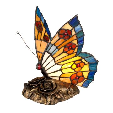 Quoizel TIFFANY ANIMAL QZ-OBUTTERFLY-TL Lampe de table 1x3W/G9 3000K 320LM