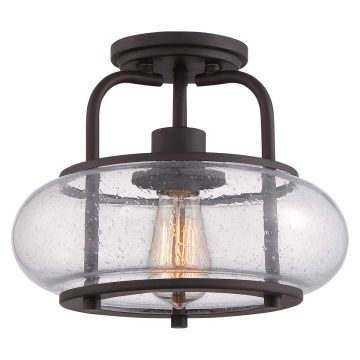 Quoizel TRILOGY QZ-TRILOGY-SF-S Lampe de plafond 1x60W/E27