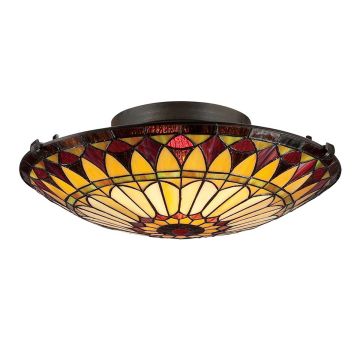 Quoizel WEST END QZ-WEST-END-F Plafonnier 2x75W/E27