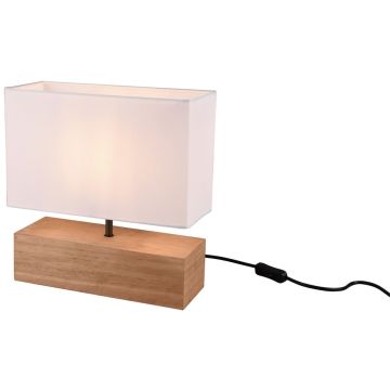 Trio WOODY R50181030 Lampe de table 1x60w/e27 ip20