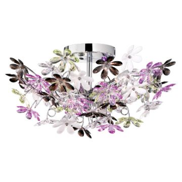 Trio FLOWER R60014017 Lampe de plafond 4x40w/e14 ip20