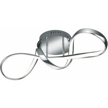 Trio PERUGIA R67091106 Lampe de plafond 1x28w/led 4000k 3400lm ip20
