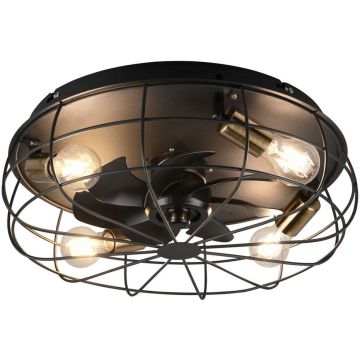 Trio TRONDHEIM R61095032 Ventilateur 4x10w/e27 ip20
