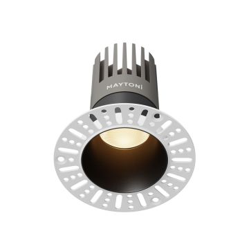 Maytoni Dip DL122-15W-3K-TRS-B Spot encastré 1x15W/LED 3000K 1550lm IP20