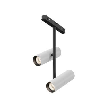 Maytoni Elti Duo TR005-2-2X12W3K-BW Projecteur sur rail 1x24W/LED 3000K 1563lm IP20