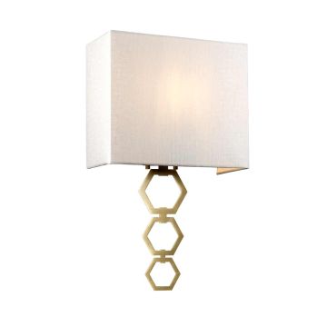Elstead Lighting Ria RIA-MEDIUM-AB Applique murale 1x60W/E27