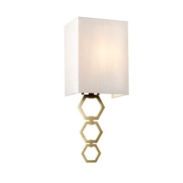 Elstead Lighting Ria RIA-SMALL-AB Applique murale 1x60W/E27