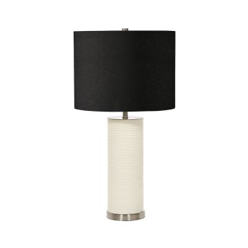 Elstead Lighting Ripple RIPPLE-TL-WHT-B Lampe de table 1x60W/E27