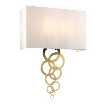 Elstead Lighting Rosa ROSA-LARGE-AB Applique murale 2x60W/E27