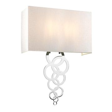 Elstead Lighting Rosa ROSA-LARGE-PC Applique murale 2x60W/E27