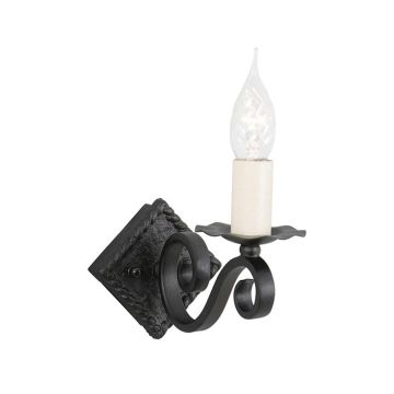 Elstead Lighting RECTORY RY1A-BLACK Applique murale 1x60W/E14