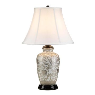 Elstead Lighting SIL THISTLE SILVERTHISTLE-TL Lampe de table 1x60W/E27