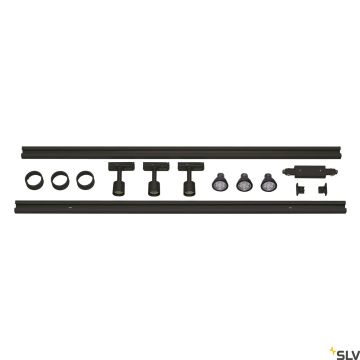 SLV 1F TRACK SET 143190 Projecteur sur rail 3x4.3W/GU10 2956LM IP20