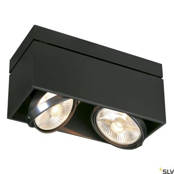 SLV KARDAMOD 117110 Spot en saillie 2x75W/GU10/ES111 IP20