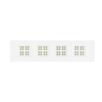 SLV PAVANNO 1010123 Panneau LED 4x17W/LED 3000K/4000K/5000K 2957lm|6882lm
