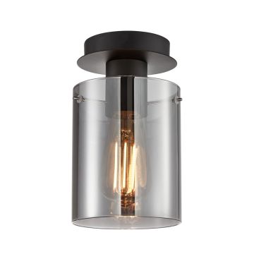 Italux Sardo SPL-5581-1SC-BK-SG Plafonnier 1x40W/E27 IP20