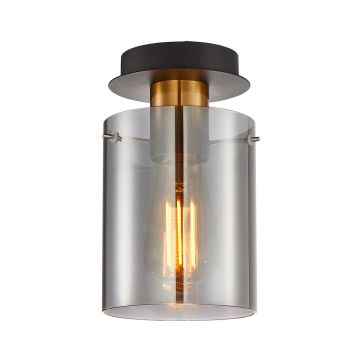 Italux Sardo SPL-5581-1SC-BRO-SG Plafonnier 1x40W/E27 IP20