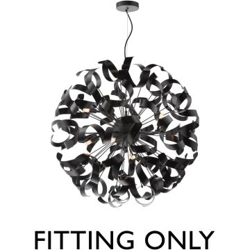 Dar Lighting Swash SWA1222-SP Suspension 12x25w/g9