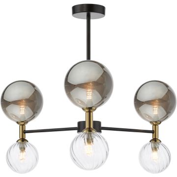Dar Lighting Takara TAK0654-03-24 Lampe de plafond 6x20w/g9 ip20