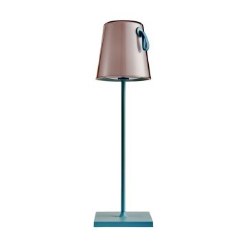 Italux Ostap TB-2749-BL Lampe de table 1x5W/LED 3000K|RGB 300lm IP54