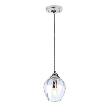 Elstead Lighting Tiber TIBER-P-CLEAR Suspension lumineuse 1x60W/E27