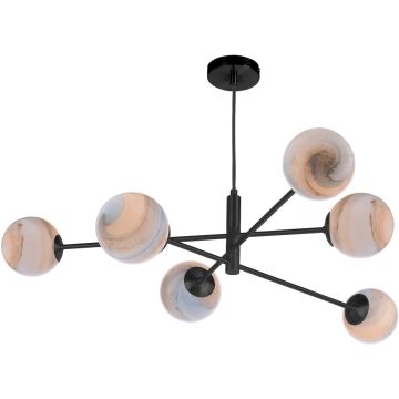 Dar Lighting Vignette VIG0622-07L Suspension lumineuse 6x40w/g9 ip20
