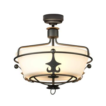 Elstead Lighting WINDSOR WINDSOR-SF-GR Lampe de plafond 3x60W/E27