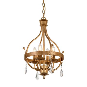 Elstead Lighting WINDSOR WINDSOR4-GOLD Lustre 4x60W/E14