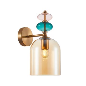 Italux Busco WL-30263-1B-BRO-AMB Applique murale 1x40W/E27 IP20