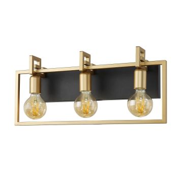 Italux PRIMERO WL-44003-3-BK-GD Applique murale 3x60W/E27 IP20