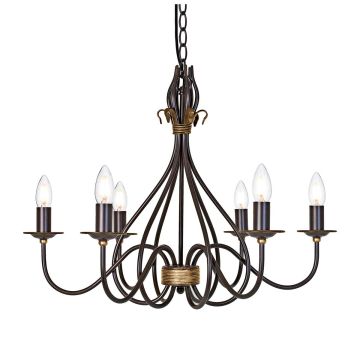Elstead Lighting WINDEMERE WM6 Lustre 6x60W/E14