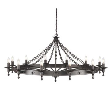 Elstead Lighting WARWICK WR12-GRAPHITE Lustre 12x60W/E14