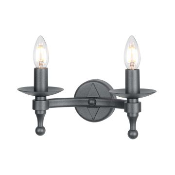 Elstead Lighting WARWICK WR2-GRAPHITE Applique murale 2x60W/E14