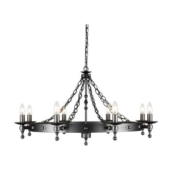 Elstead Lighting WARWICK WR8-GRAPHITE Lustre 8x60W/E14