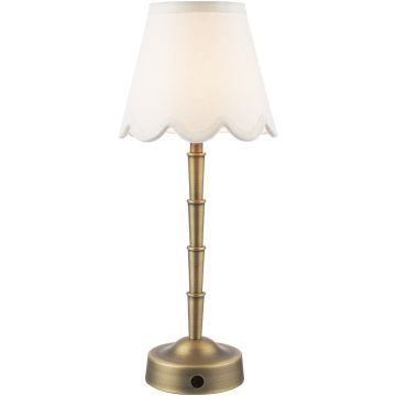Dar Lighting Wyman WYM4075 Lampe de table 1x2,4w/led 2800k 239lm