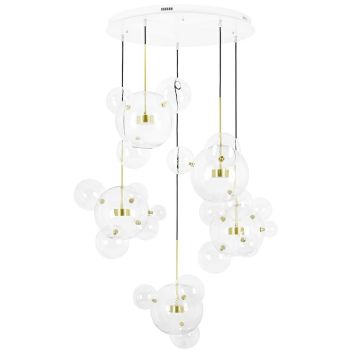 King Home CAPRI DISC XCP9148-5A Suspension lumineuse 10x7W/LED 3000K IP20