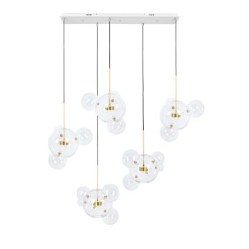 King Home CAPRI LINE XCP9148-5B Suspension lumineuse 10x7W/LED 3000K IP20
