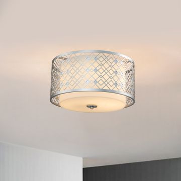 Elstead Lighting Ziggy ZIGGY-F-M-LS Plafonnier 2x60 W/E27