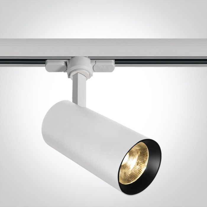 One LIght-Track Lights-65642BT/W/W-ONE65642BT/W/W