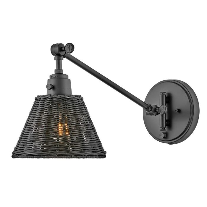 Hinkley Lighting-Arti-HK-ARTI-1W-BK-BR-ELSHK-ARTI-1W-BK-BR