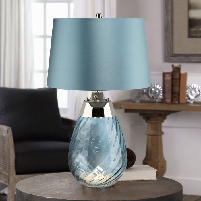 Elstead Lighting-Lena-LENA-TL-L-BLUE-ELSLENA-TL-L-BLUE