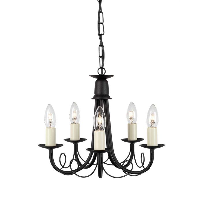 Elstead Lighting-MINSTER-MN5-BLACK-ELSMN5-BLACK