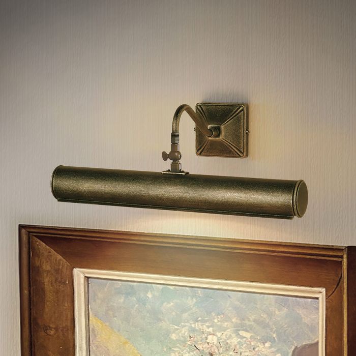 Elstead Lighting-PICTURE LIGHTS-PL1-20-BLK-GOLD-ELSPL1-20-BLK-GOLD